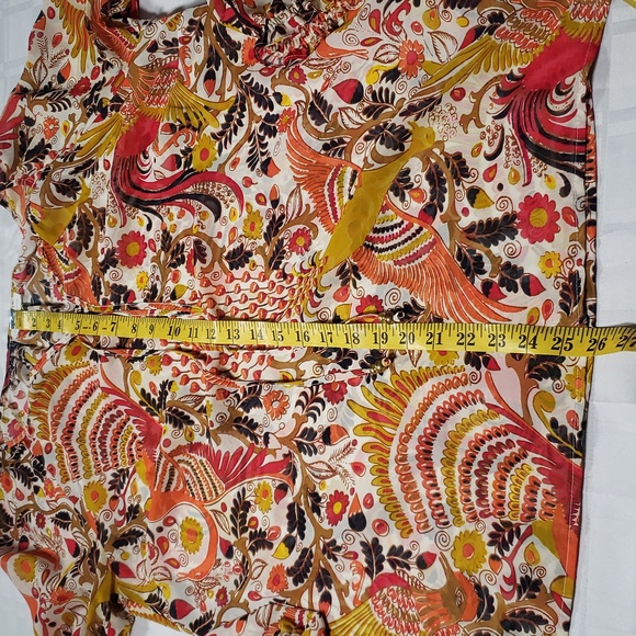 🦜NWOT Charter Club sheer bohemian blouse in Large🦜 - Picture 9 of 9